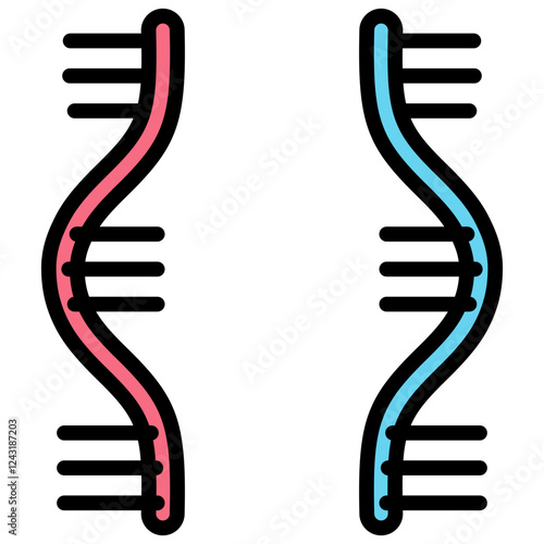 Rna Outline Color Icon