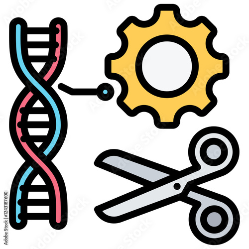 Crispr Outline Color Icon