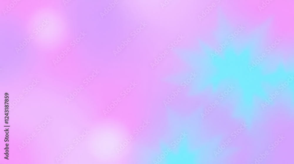 Fototapeta premium Soft pastel background with dreamy abstract pattern featuring pink and blue hues perfect for digital design projects or as a calming wallpaper with gentle radiant tones