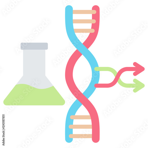 Mutation Flat Icon