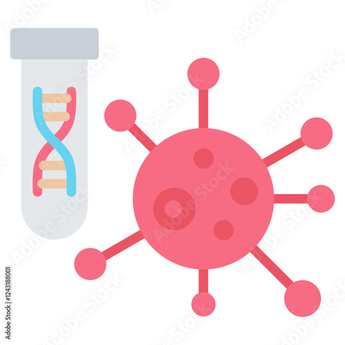 Genotype Flat Icon