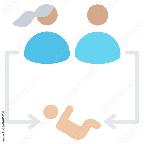 Heredity Flat Icon