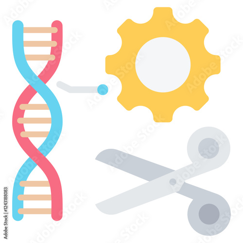 Crispr Flat Icon