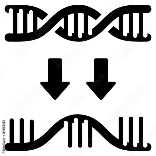 Transcription Glyph Icon