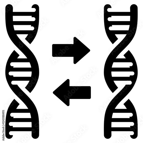 Replication Glyph Icon