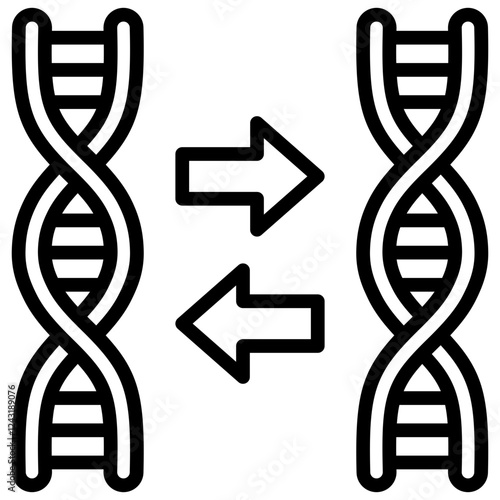 Replication Outline Icon