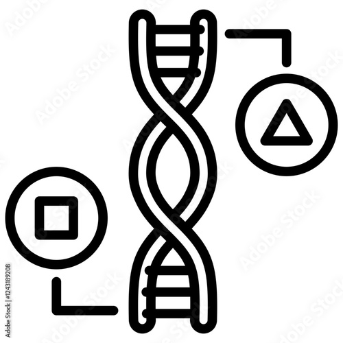Epigenetic Outline Icon
