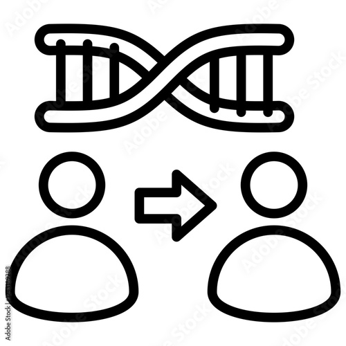 Cloning Outline Icon