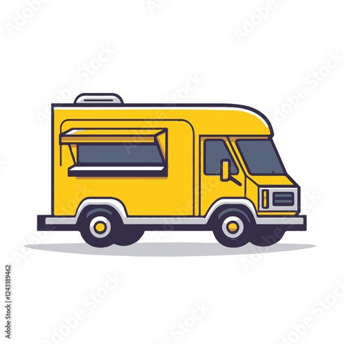 Wallpaper Mural Logo of food truck vector style simple design Torontodigital.ca