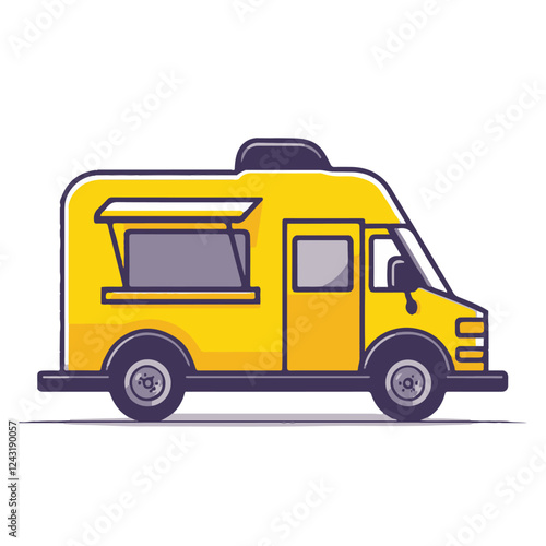 Wallpaper Mural Logo of food truck vector style simple design Torontodigital.ca