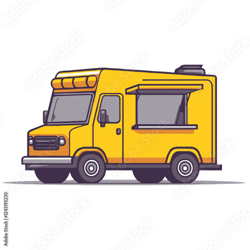 Wallpaper Mural Logo of food truck vector style simple design Torontodigital.ca