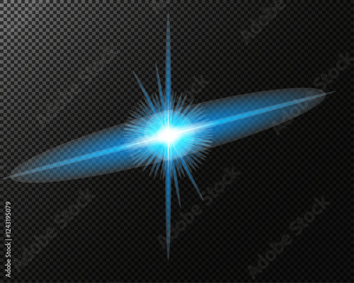 play of light, flash, star, fog, haze