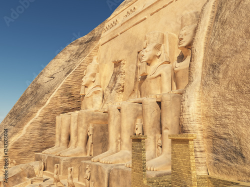 Tempel von Abu Simbel in Ägypten