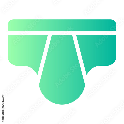 male underwear gradient icon