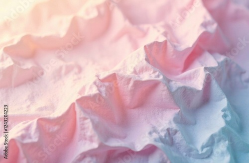 Wallpaper Mural Background of crumpled light color paper macro photo Torontodigital.ca