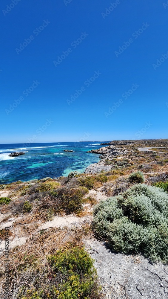 Scenery of Rottnest Island in Perth, Western Australia