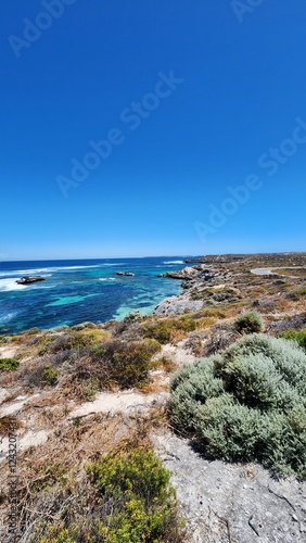 Obraz na płótnie Scenery of Rottnest Island in Perth, Western Australia w salonie