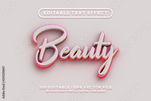 Beauty Editable Text Effect Design