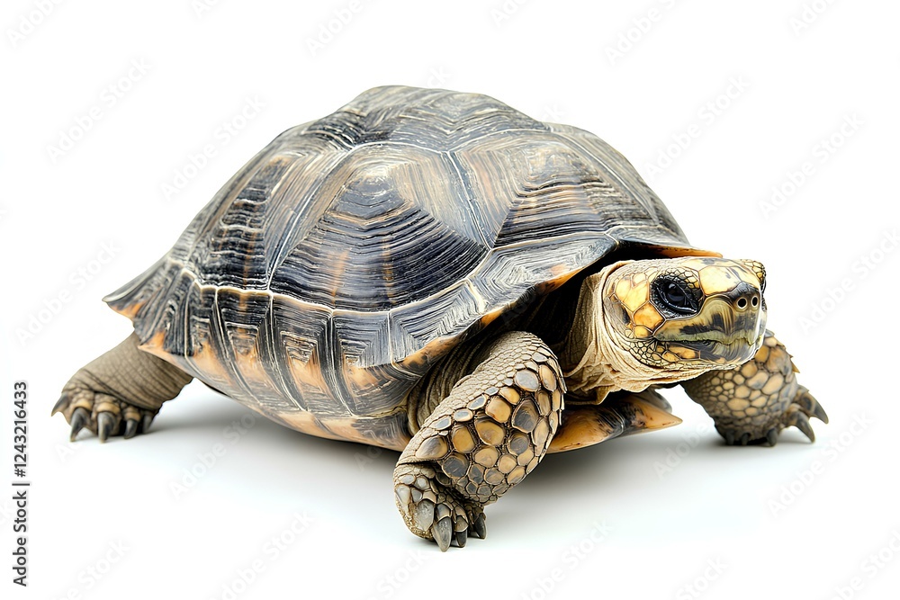 Obraz premium a tortoise isolated on white background