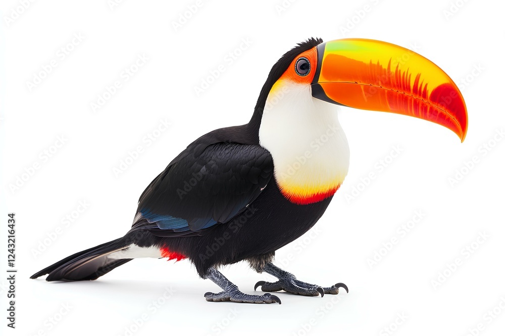 Fototapeta premium a toucan isolated on white background