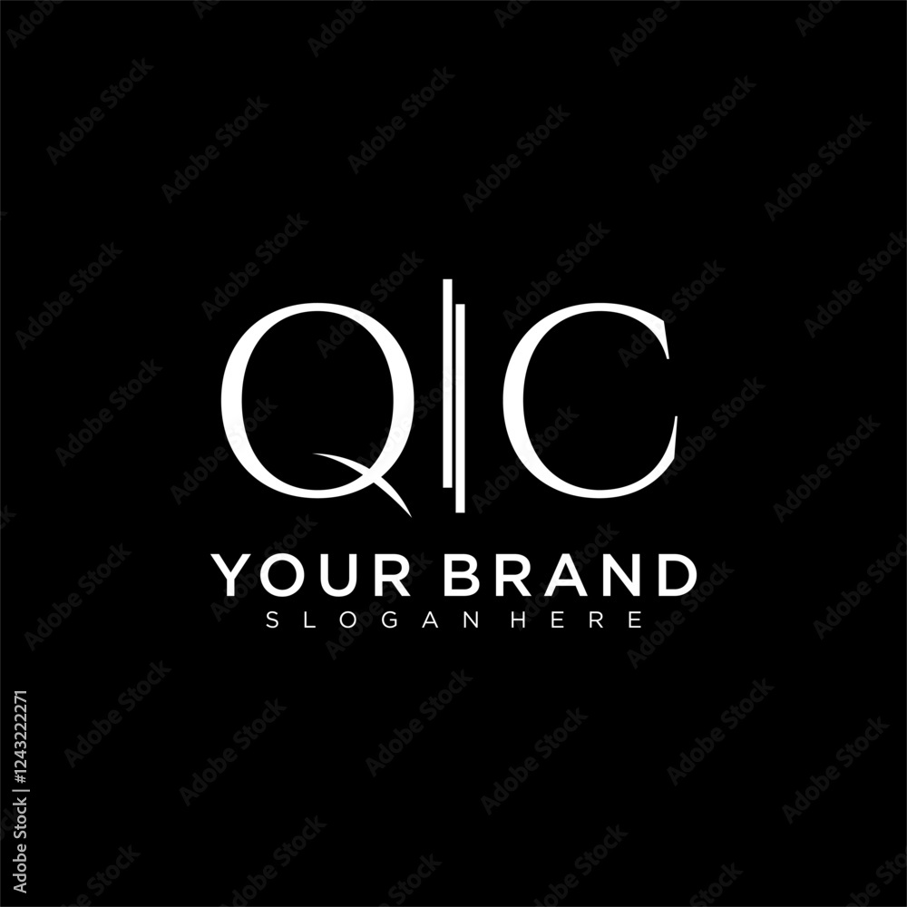 QC letter monogram logo with bussines style dsign QC letter monogram logo with bussines style dsign