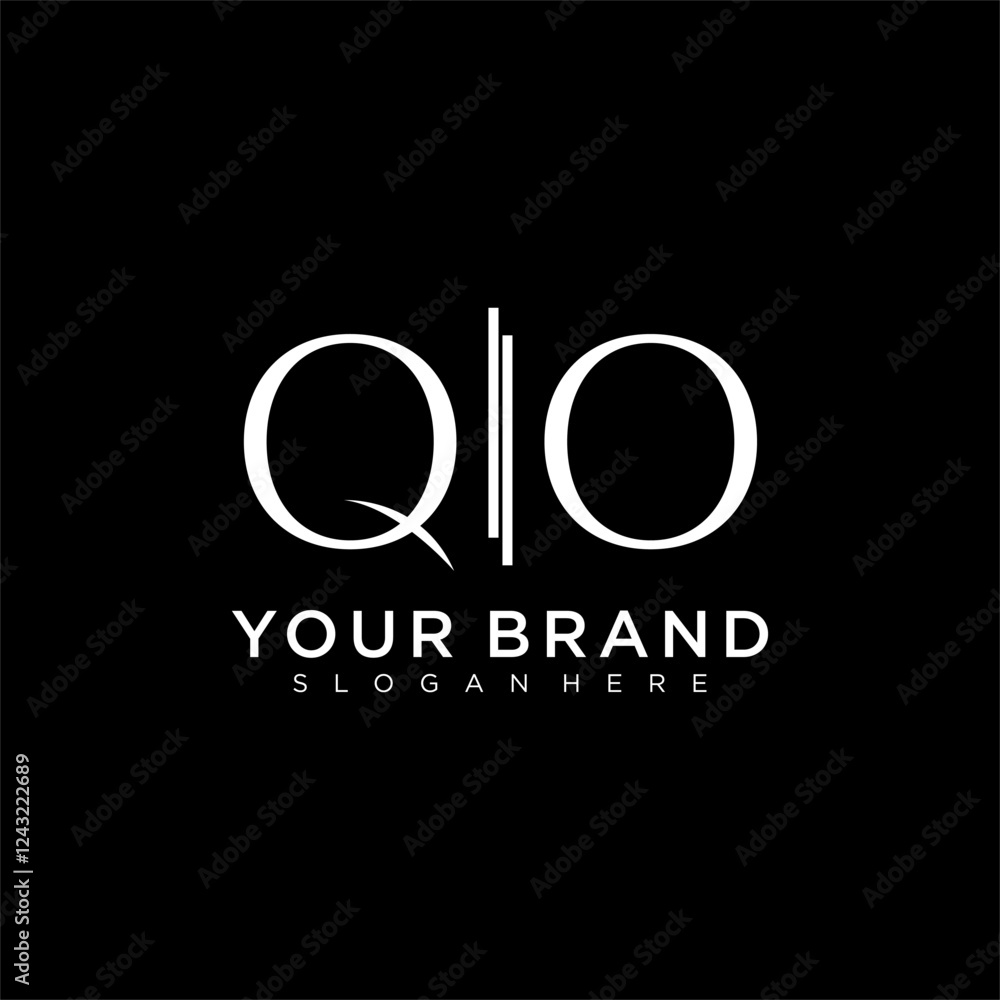 QO letter monogram logo with bussines style dsign QO letter monogram logo with bussines style dsign