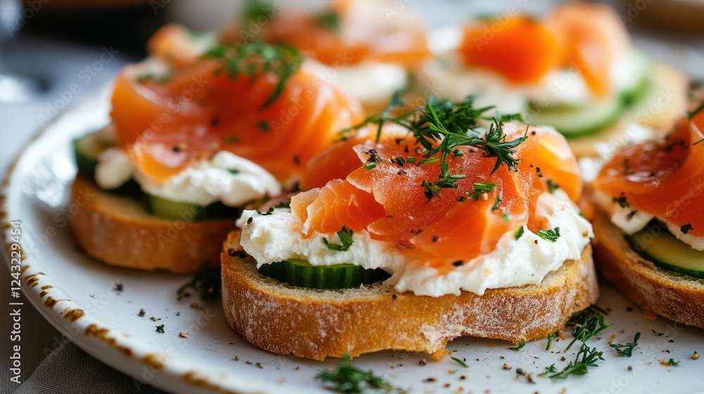 Delicious Smoked Salmon Canap Delicious Smoked Salmon Canap