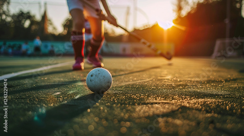 People Having Fun and Playing Field Hockey on the Field photo