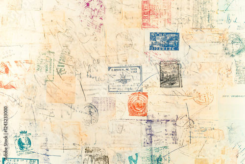 vintage postage stamp