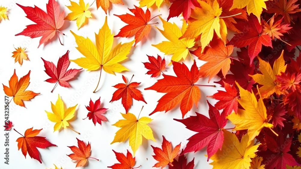 Autumn Leaves Collage - Colorful Nature Art Autumn Leaves Collage - Colorful Nature Art