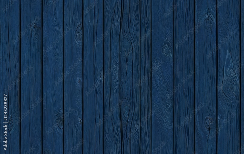 A repeating pattern of navy blue wood planks A repeating pattern of navy blue wood planks