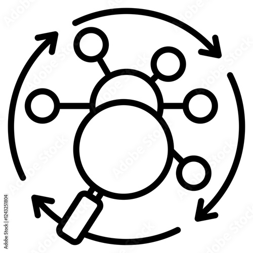 metabolic analysis single icon