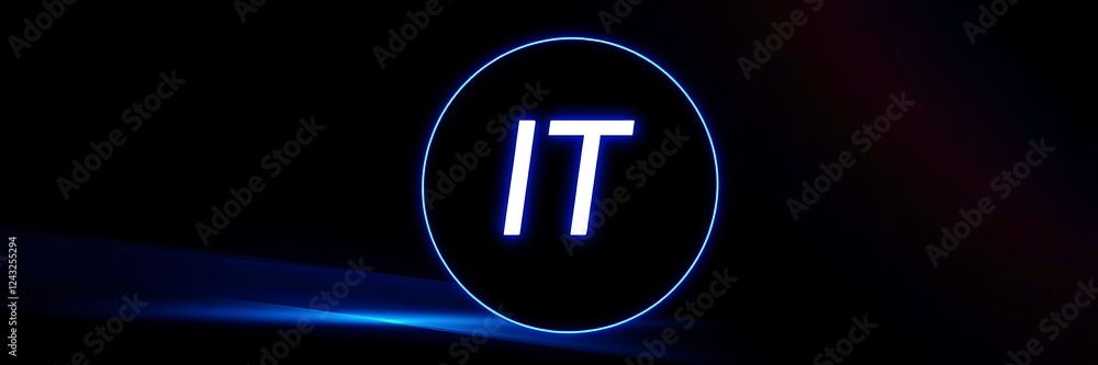 Fototapeta premium Abstract Information Technology Background – AI & Tech Copy Space, information technology background , technology copy space background, abstract background, IT, AI,