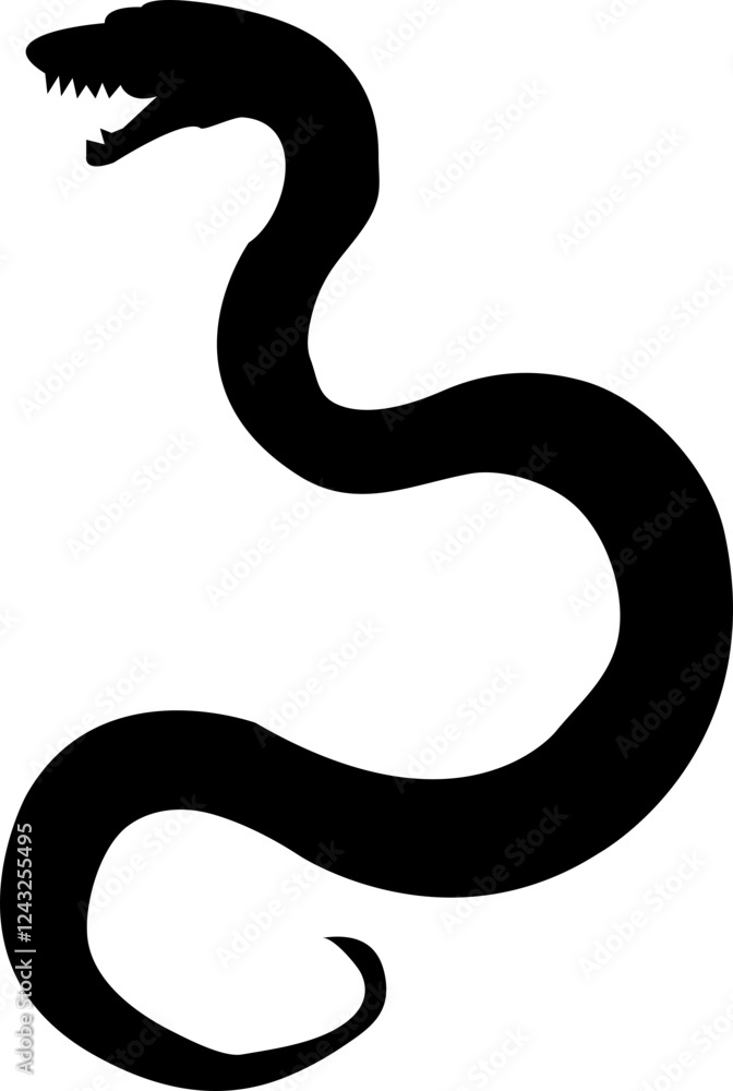 black snake symbol silhouette vector file svg black snake black snake symbol silhouette vector file svg black snake