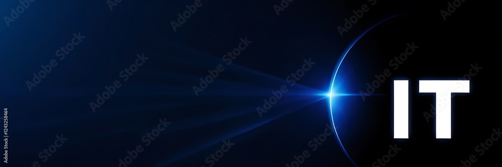 Fototapeta premium Abstract Information Technology Background – AI & Tech Copy Space, information technology background , technology copy space background, abstract background, IT, AI,