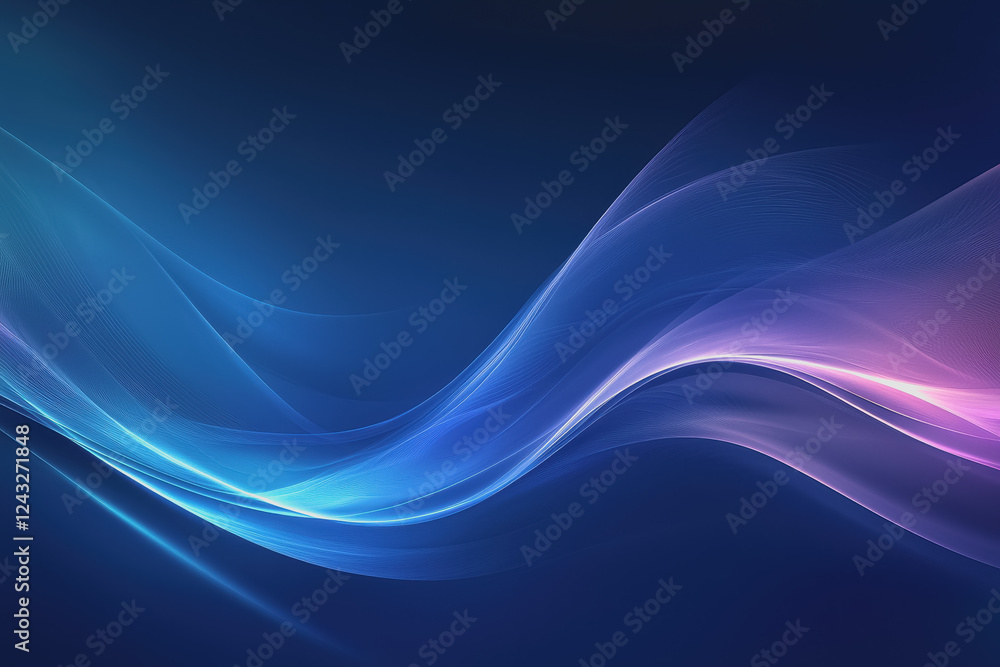 Abstract blue and pink waves flowing on a dark background creating a mesmerizing visual effect for use in digital designs or artwork Abstract blue and pink waves flowing on a dark background creating a mesmerizing visual effect for use in digital designs or artwork