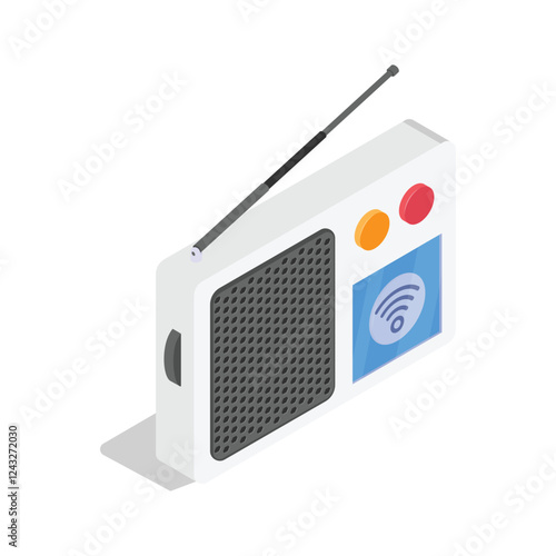 Get this amazing icon of smart radio in modern style