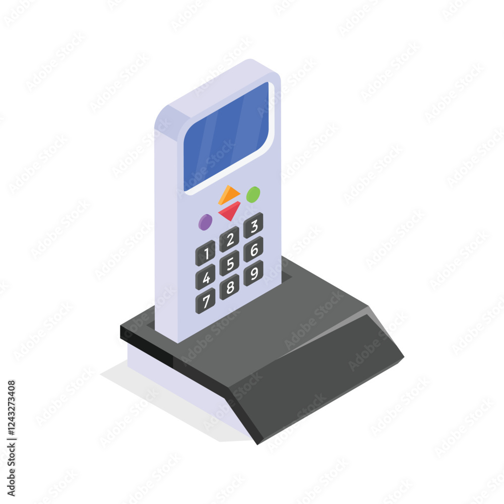 Get this amazing icon of cordless phone in modern style Get this amazing icon of cordless phone in modern style