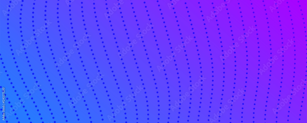 Obraz premium Colorful halftone background with flowing dots