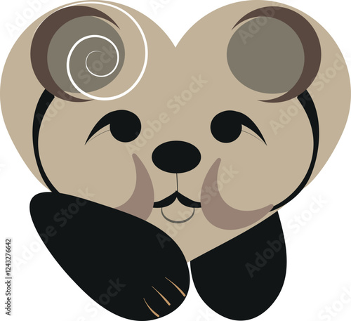 heart shaped teddy bear