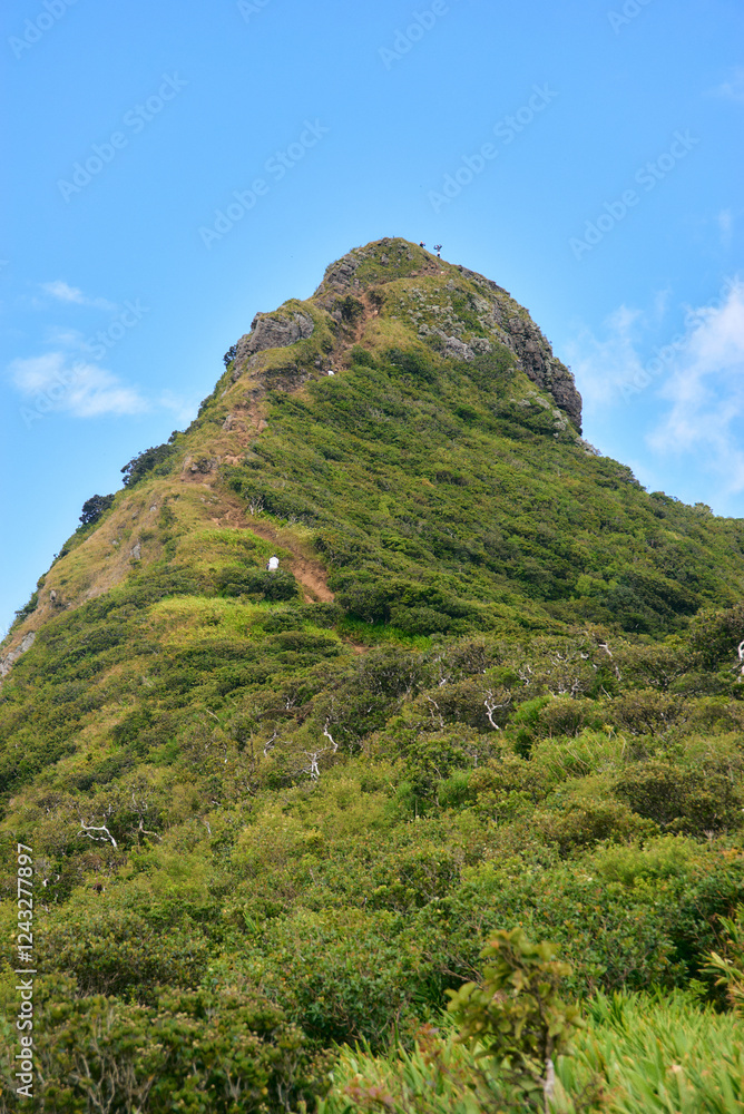 La Pouce Mountain, the third-highest peak in Mauritius, offers one of the most breathtaking panoramic views on the island La Pouce Mountain, the third-highest peak in Mauritius, offers one of the most breathtaking panoramic views on the island