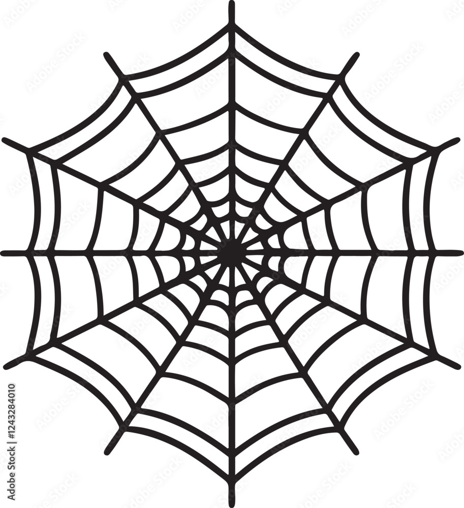 Obraz premium spider web silhouette vector designs