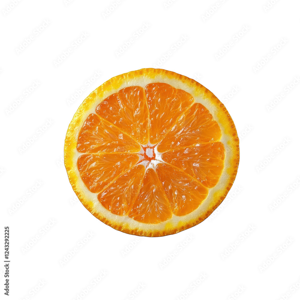 fresh Orange slice isolated on transparent background fresh Orange slice isolated on transparent background