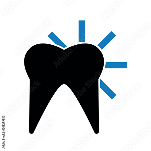 Tooth pain icon.