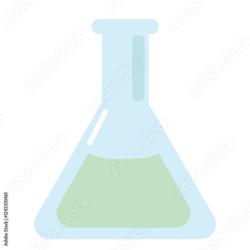 三角フラスコのベクターイラスト flat-bottomed flask