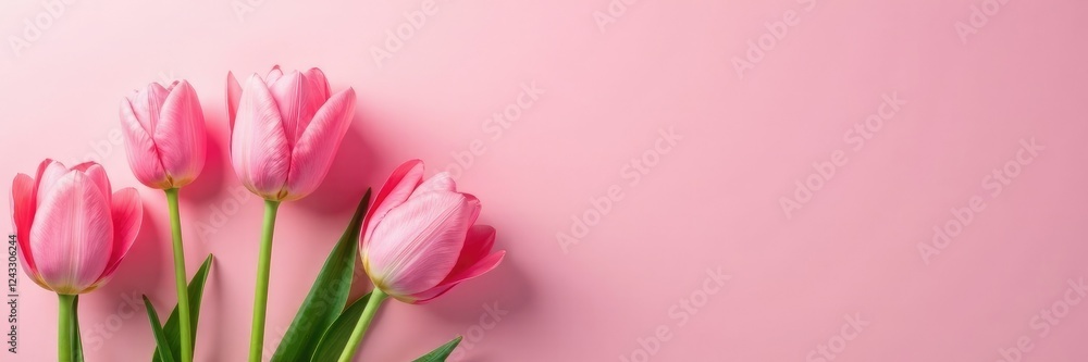 Pink tulips with soft petals and golden centers on a light pink background, light pink, pink tulips, tulip Pink tulips with soft petals and golden centers on a light pink background, light pink, pink tulips, tulip
