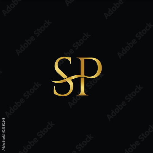 sp letter logo