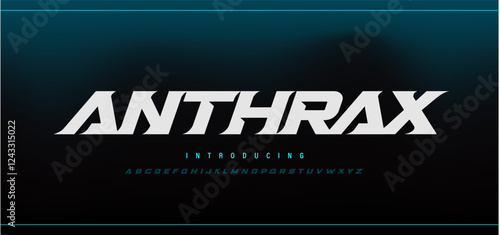 Sport Modern Italic Logo Alphabet Font. Typography urban style fonts for technology, digital, movie logos design. vector illustration