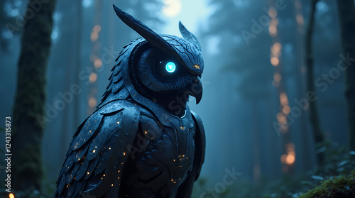 Futuristic Owl photo