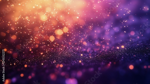 Colorful sparkling background with bokeh effects for festive celebrations and...